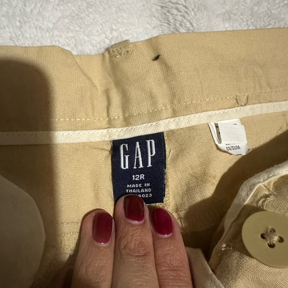 GAP Tan Cuffed Trousers